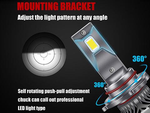 led headlight bulb 9005