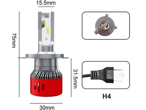 led kit car headlights