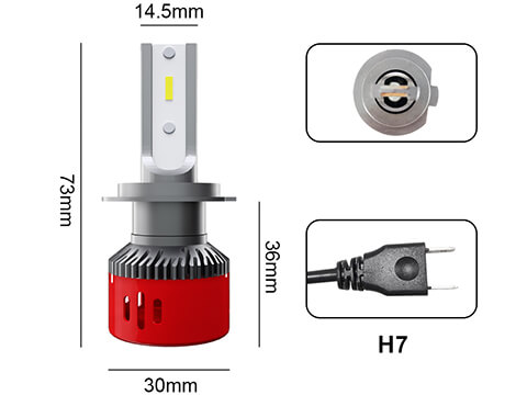 h7 headlight bulb led