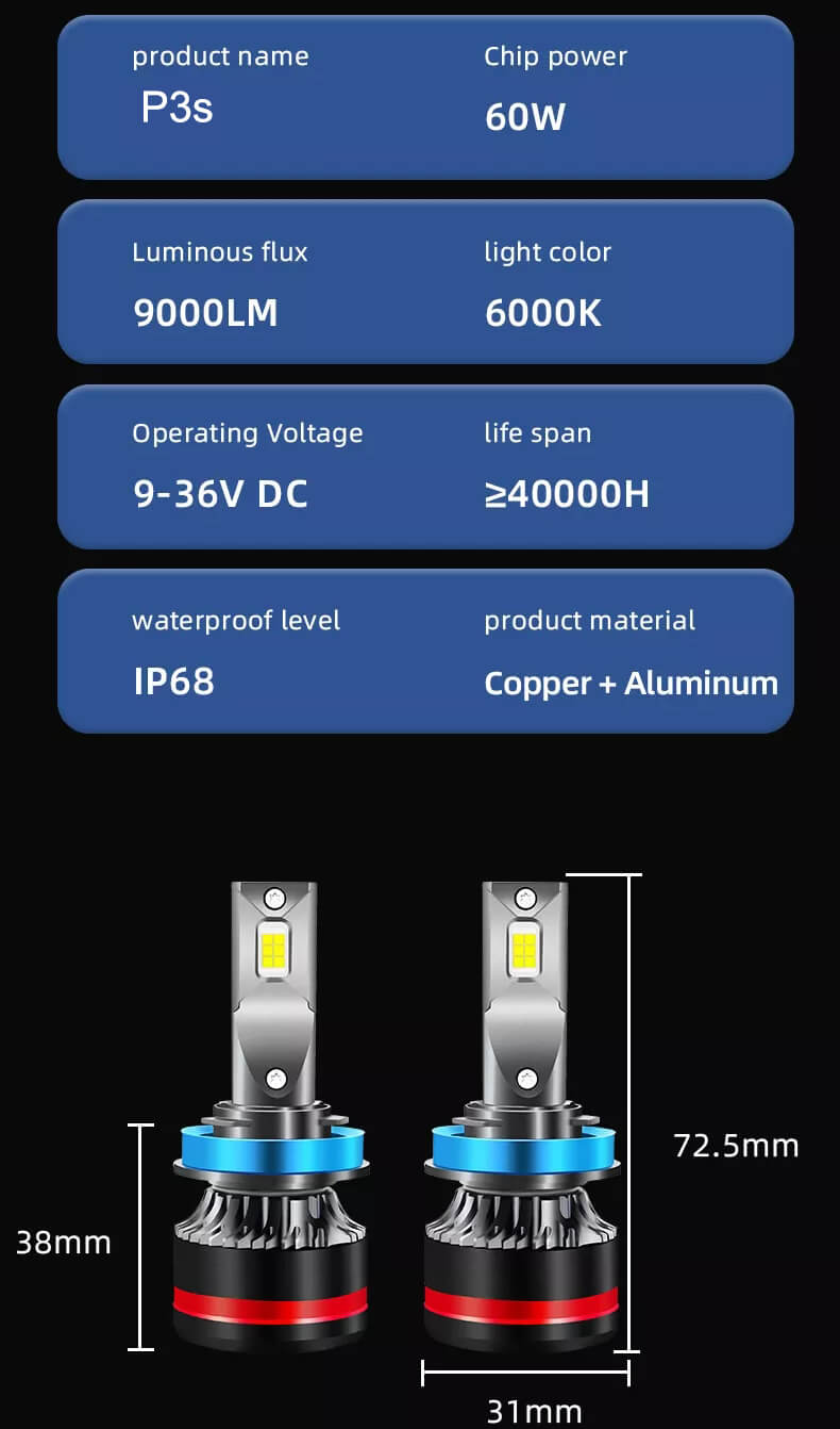 9005 led xenon bulbs